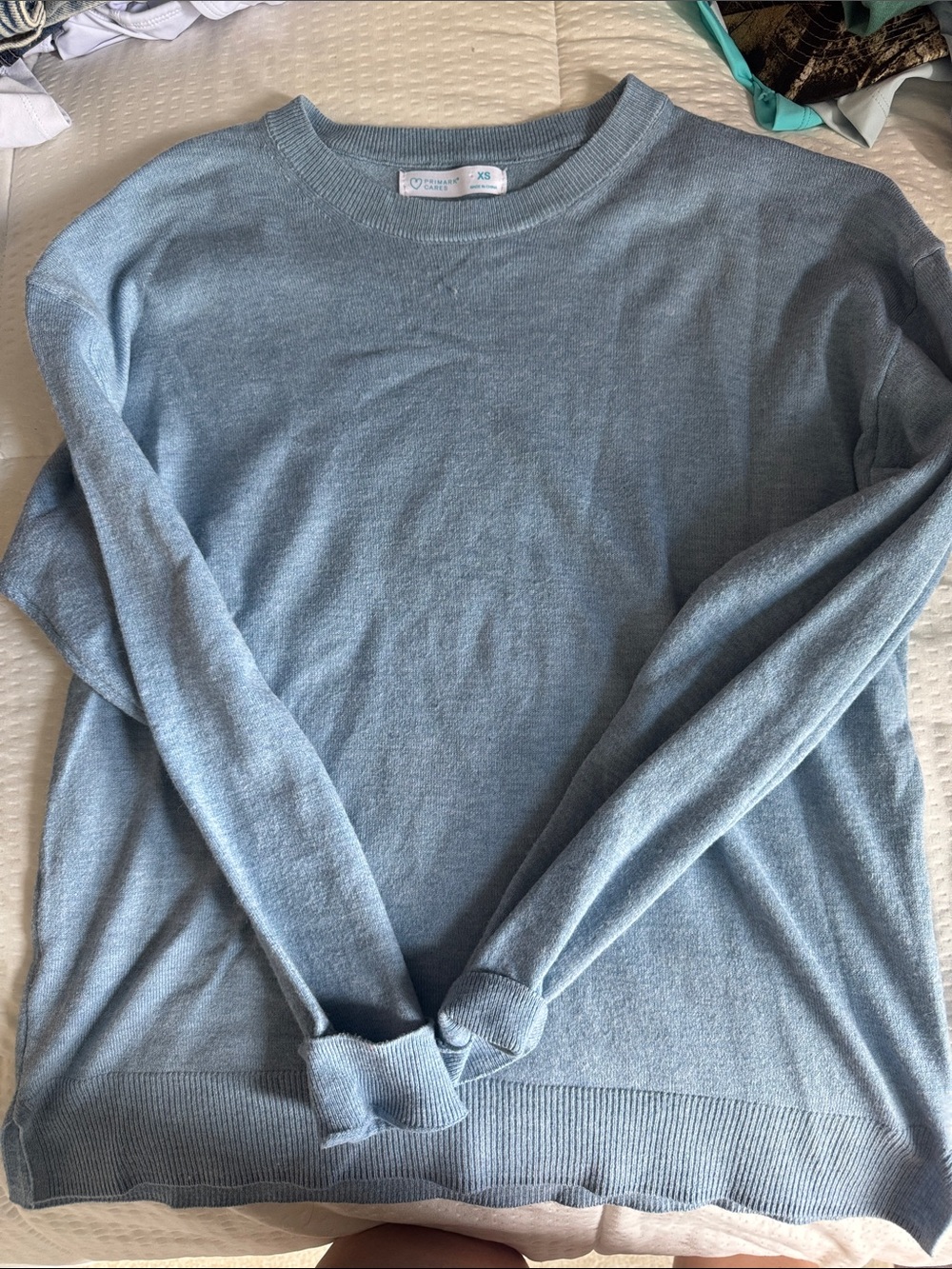 Light Blue Crewneck Sweater - primark
